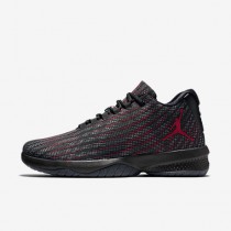 Nike jordan b. fly para hombre negro/gris oscuro/rojo gimnasio_387